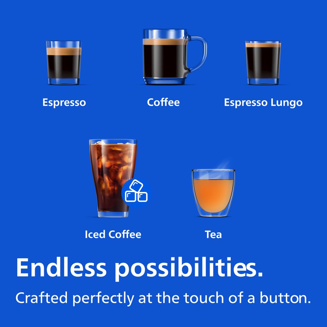 Philips 3300 Series control panel shows intuitive full-color display for easy customization.
