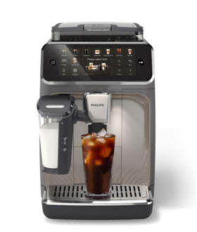 Philips 5500 Series espresso shot for café-quality coffee at home.