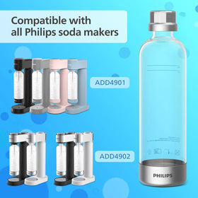 Philips ADD916 bottle in fridge keeps beverages chilled and ready to serve.