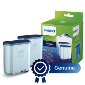 The Philips AquaClean two-pack box ready for replacement.