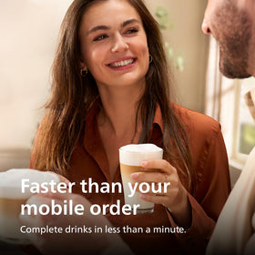 Philips LatteGo cleaning in 10 seconds with dishwasher-safe parts.