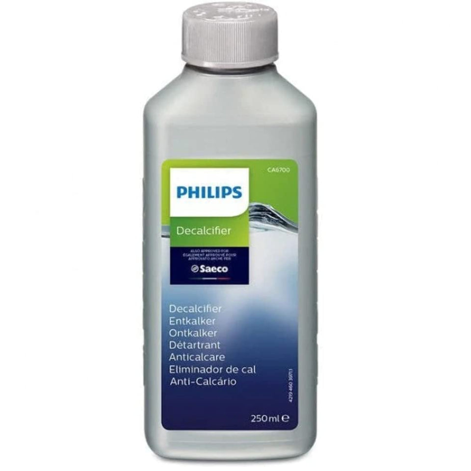 Philips Saeco decalcifier pack with three 250 ml bottles for espresso machines