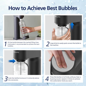 Philips BPA-free 1L bottle close-up showing airtight lid.