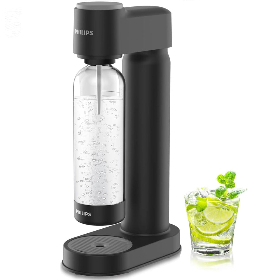 Philips Sparkling Water Maker ADD4901BKOQ-37 front view for home use.