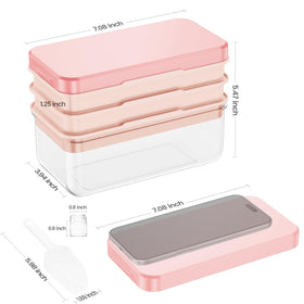 PHINOX airtight lid design prevents spills and odors in the freezer.