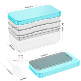 PHINOX airtight lid prevents odors and spills in the freezer.