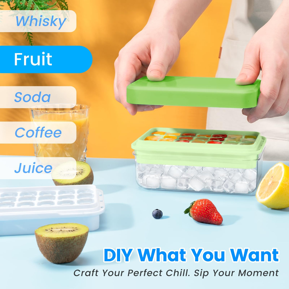 PHINOX airtight-lid-seal keeps ice fresh and odor-free during storage.