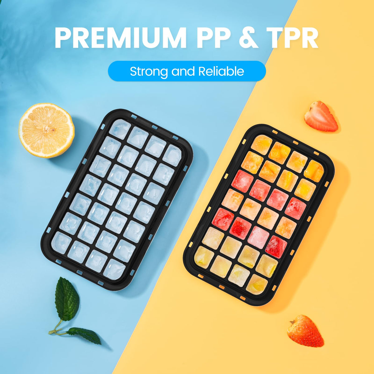 PHINOX compact design fits small freezers and shelves.