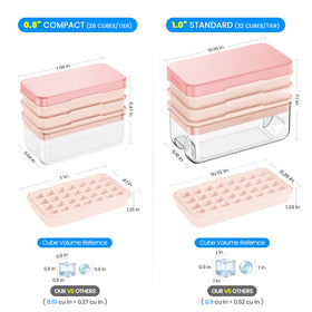 PHINOX compact-freezer-fit tray saves space in small refrigerators.
