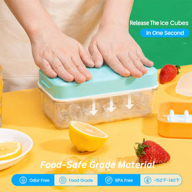 PHINOX ice tray made from food-grade PP for safe, reusable freezing.