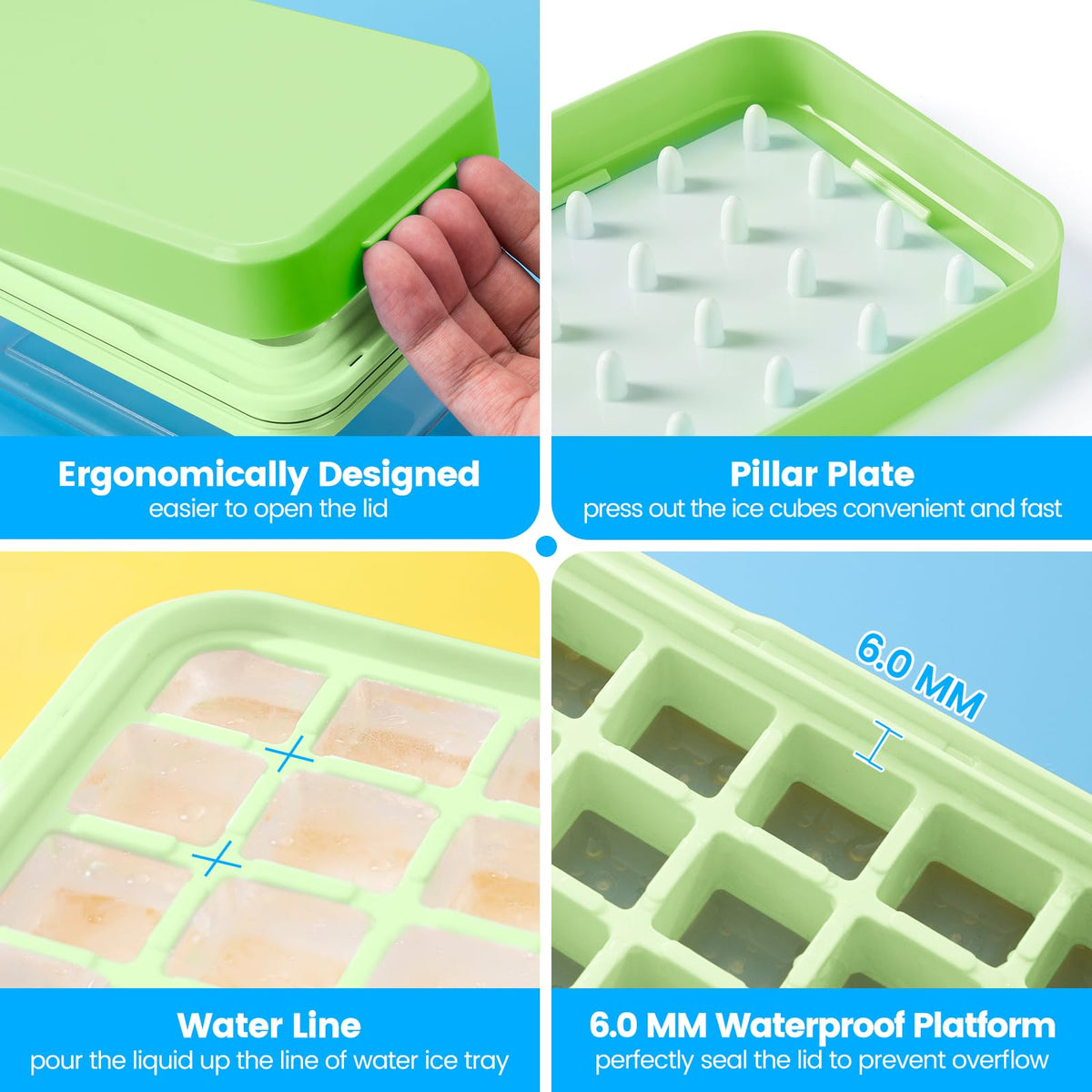 PHINOX waterproof-platform prevents leaks and simplifies cleanup after dispensing.