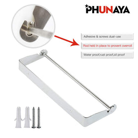 PHUNAYA adhesive or screw mount option for quick, versatile installation