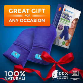 PhysioNatural lavender aroma mittens release scent for relaxation