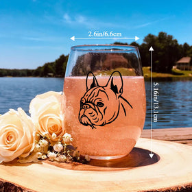 Physkoa Bulldog wine glass set 2-pack ideal for gifts and shared moments