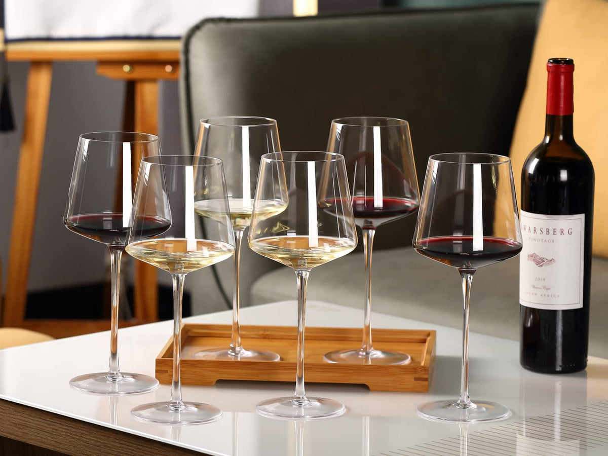 Physkoa long-stem wine glasses offer balance and elegance