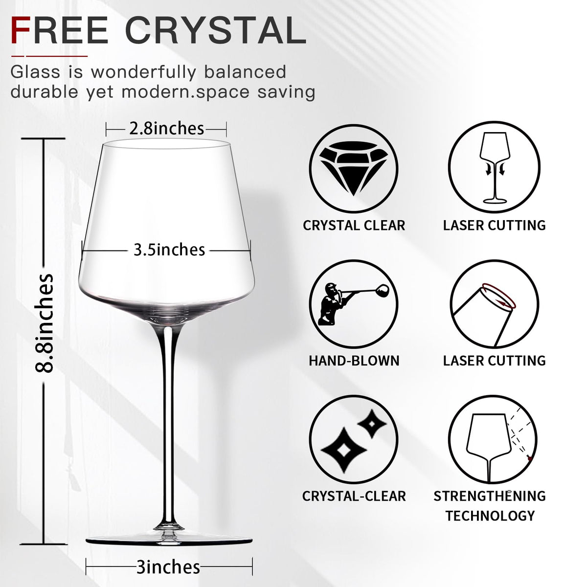 Physkoa square-bowl design adds contemporary flair to any table setting.
