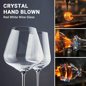Physkoa wine glass set includes corkscrew, a thoughtful gift-ready detail.