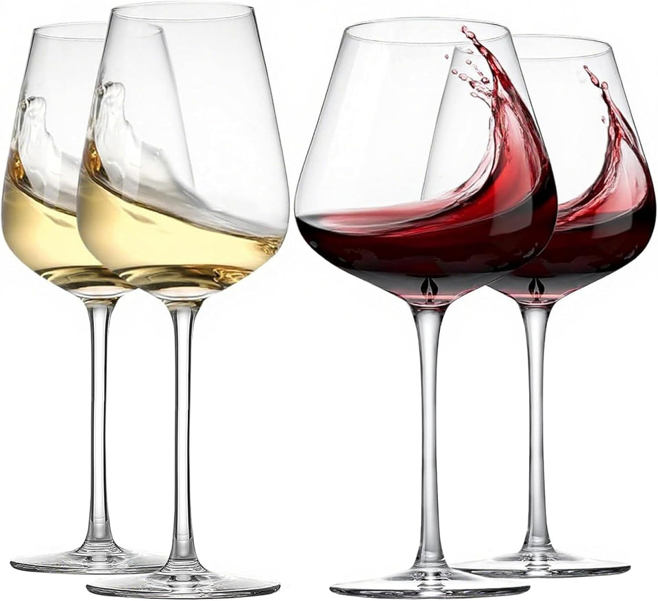 Physkoa wine glass set 22oz red, bold presentation for bold reds and generous pours.