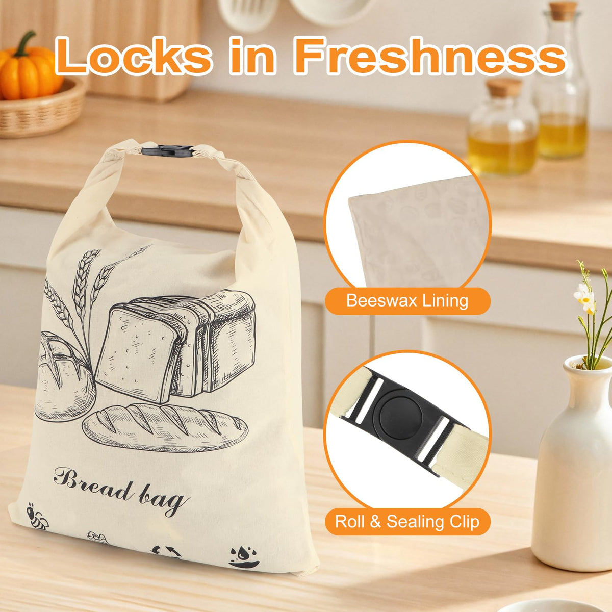 PICcircuit 13x17-size bread bags hold large loaves securely.