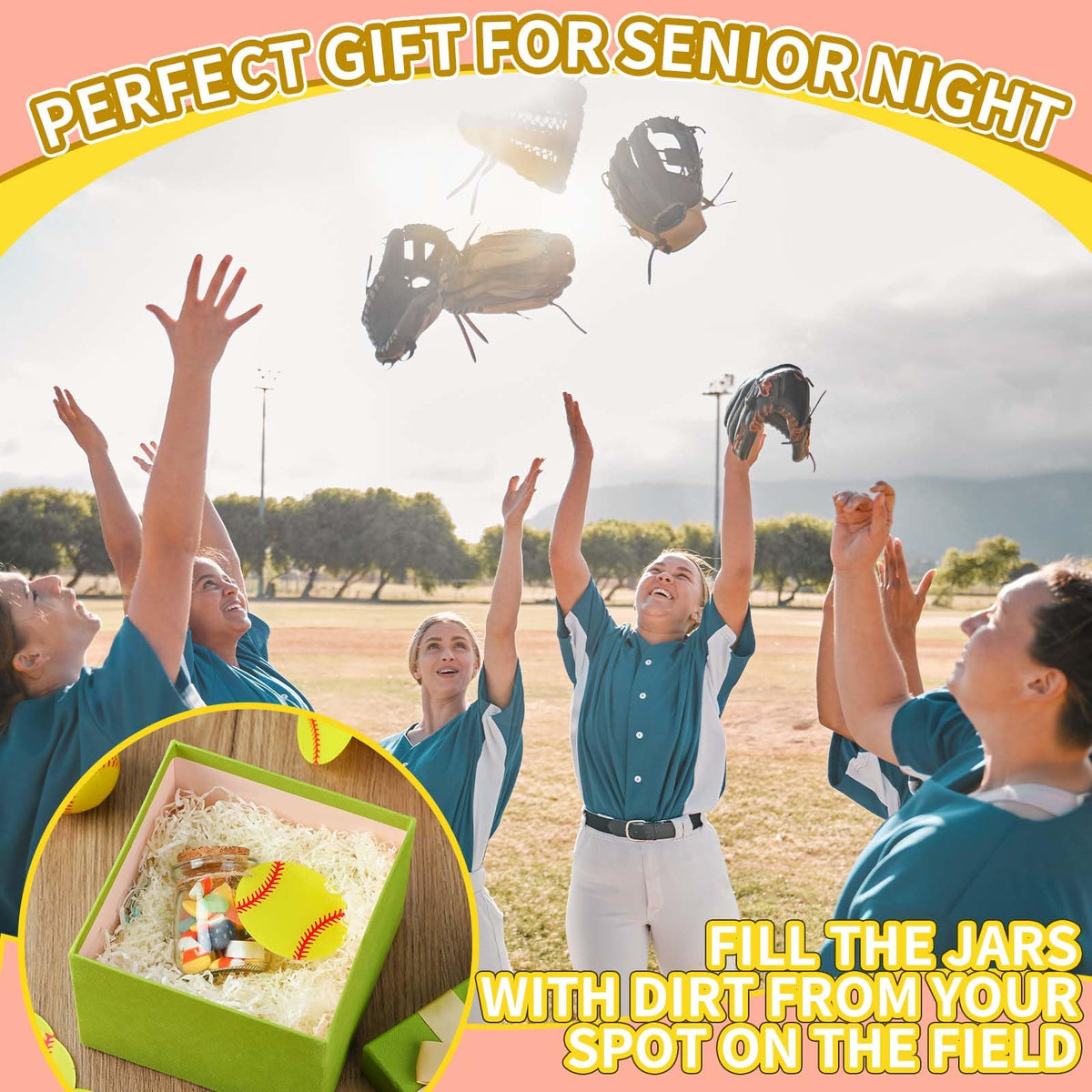 Pickmesh party-favor setup ready for senior night gifting