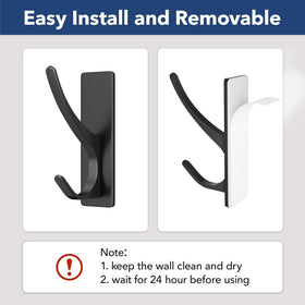 Pickpiff adhesive strips provide quick installation with no drills for clutter-free walls.