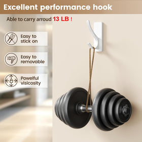 Pickpiff eight-hook design maximizes storage for towels, utensils, and bags