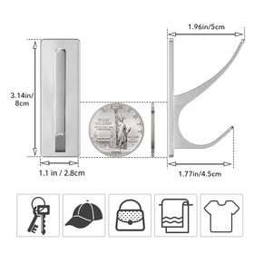 Pickpiff bathroom hook resists moisture for long-lasting use