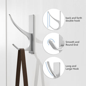 Pickpiff four-pack hook set delivers versatile wall storage