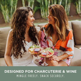 PICNIC TIME acacia wood charcuterie boards provide durable, sustainable serving for cheese and small bites.