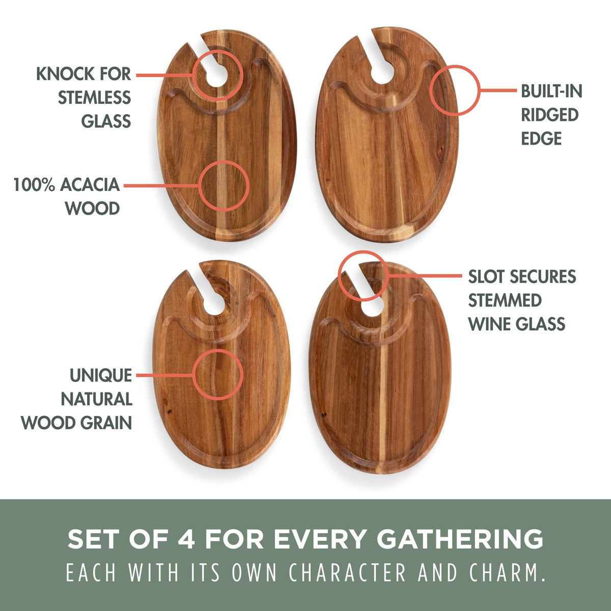 PICNIC TIME Lifetime Guarantee backs these plates for confident entertaining.