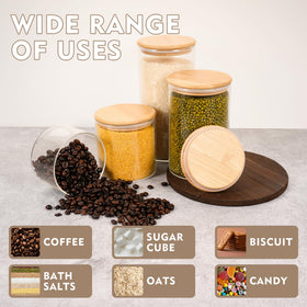 Piconesper kitchen storage scene with jars for pantry organization