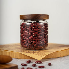 Piconesper pantry storage jar brightens countertops while staying practical.