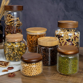 Piconesper pantry canister keeps tea, cereals, and spices organized