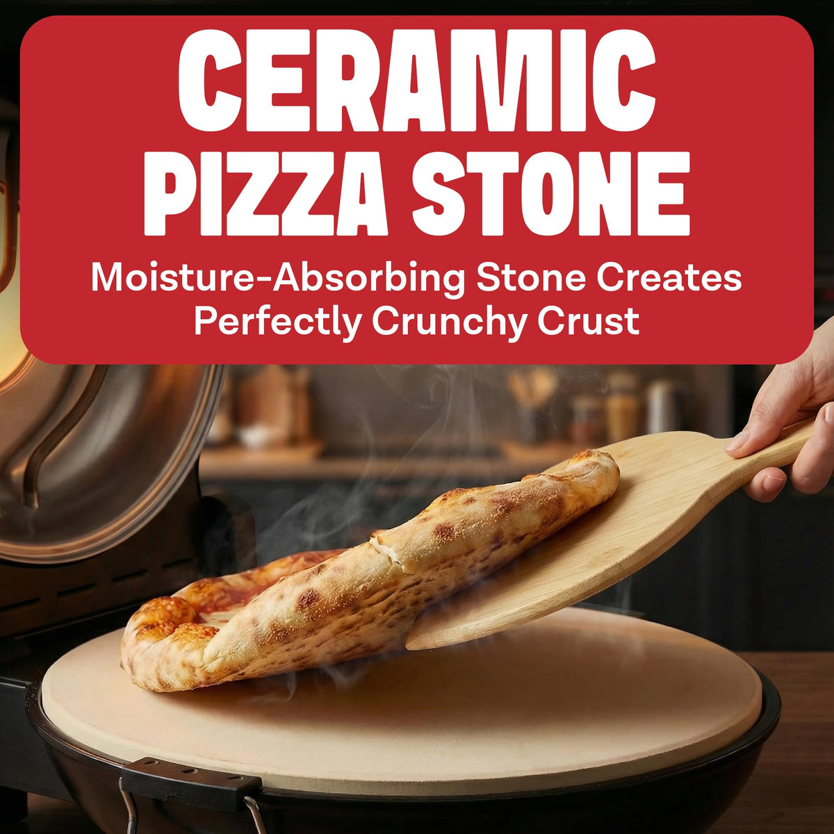 PIEZANO XL pizza-oven-top-bottom-heat-control shows adjustable settings for even browning.