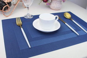 Gift-ready PIGCHCY navy blue placemats for gatherings