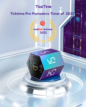 PIHEN Ticktime 25-minute Pomodoro timer aids steady study.