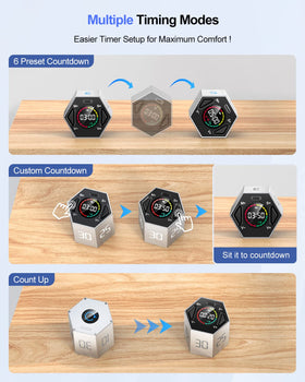 PIHEN Ticktime reminder modes offer silent, vibration, or sound alerts for focus