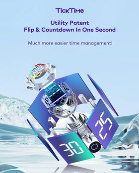 PIHEN Ticktime stopwatch mode for clear timing of meetings or workouts.