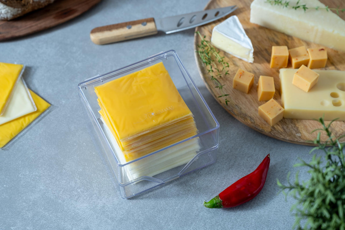 Pikanty American Sliced Cheese Holder shows premium USA-made quality.