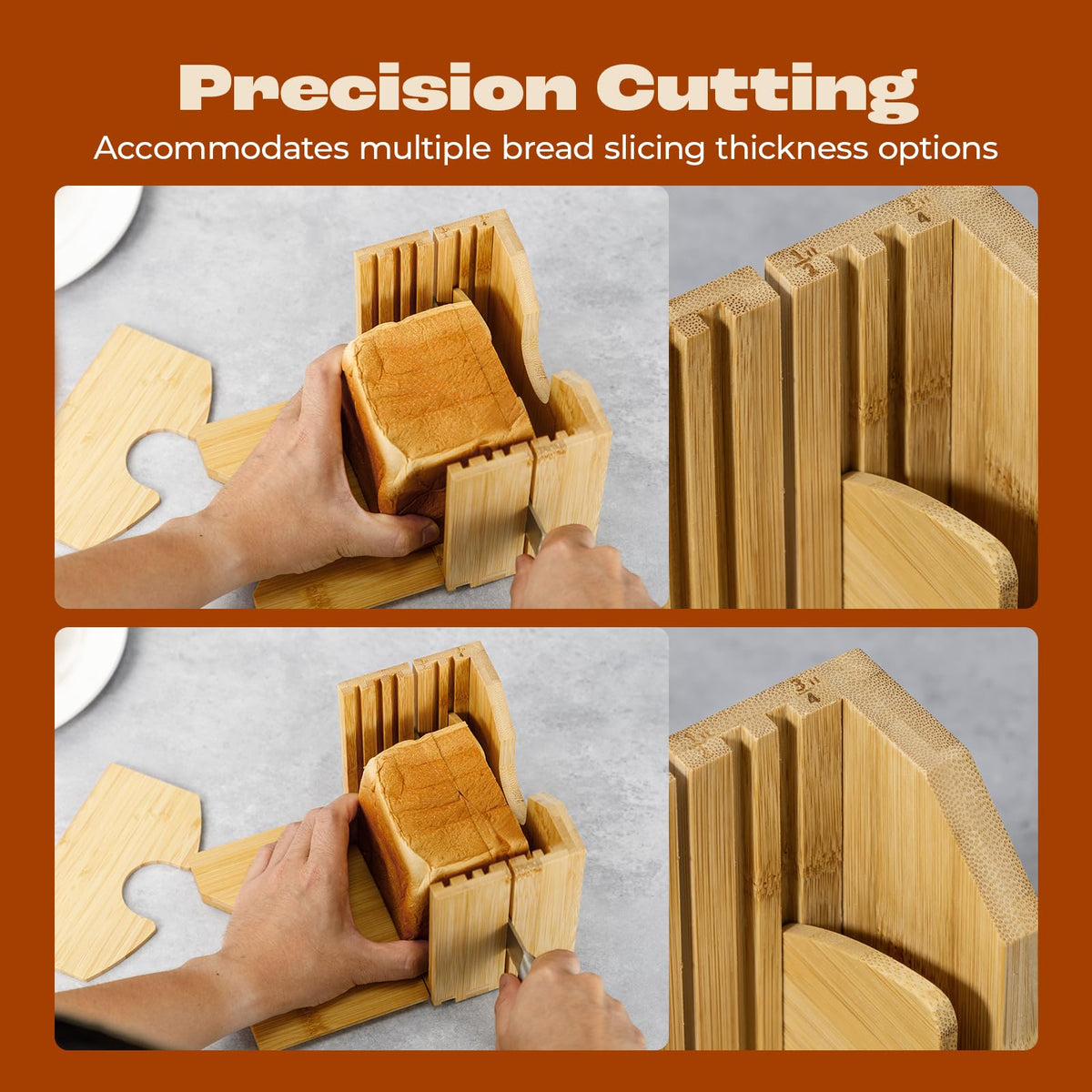 Piklohas bagel slicer separator keeps bagels stable during cutting