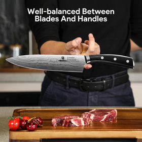 Piklohas FSC-certified wood block protects knives and reduces clutter.