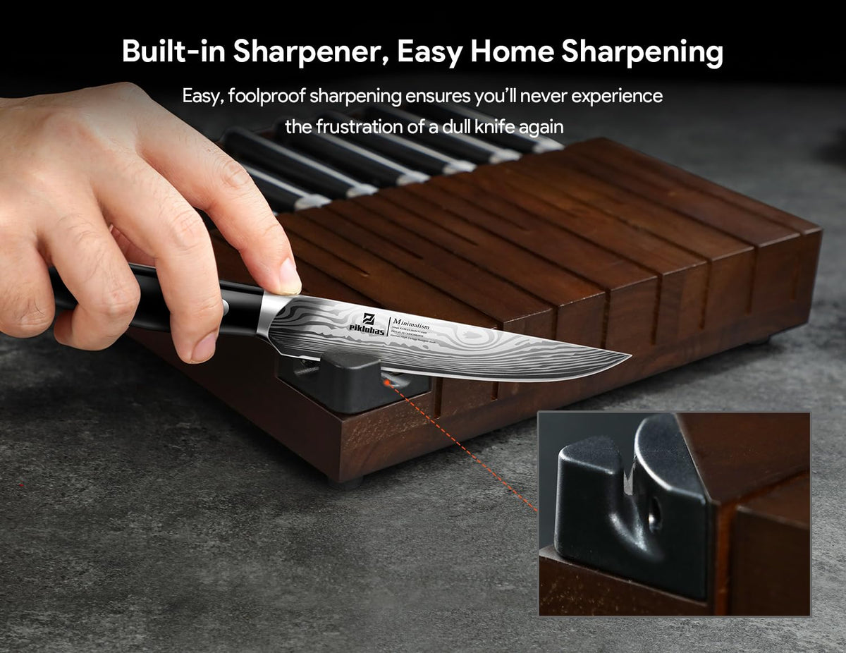 Piklohas Damascus pattern blade adds style to everyday dining