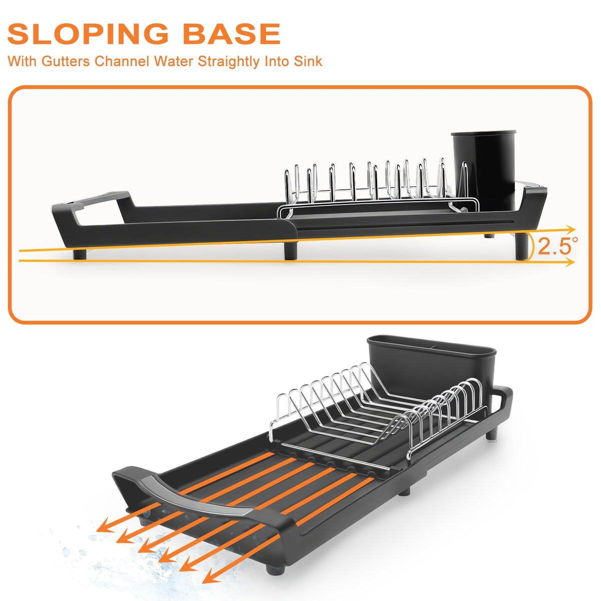 PINCHENG compact yet spacious rack holding plates and cups