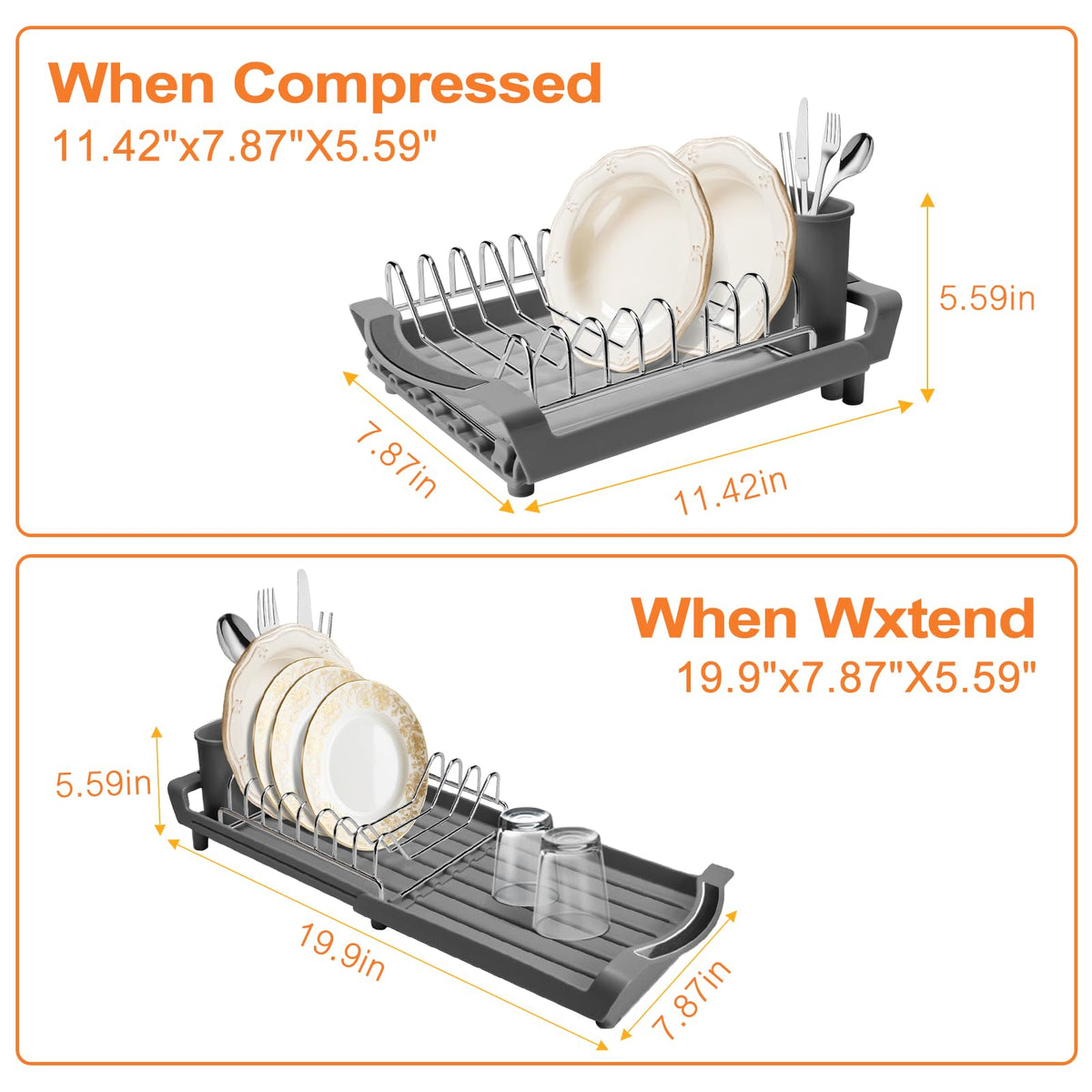 PINCHENG versatile drainer fits apartments, dorms, and RV kitchens.
