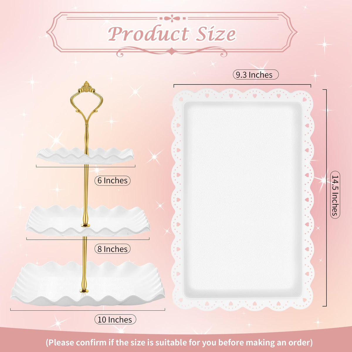 PinCute gold metal rods detail adds a premium touch to the display