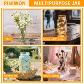PINIWON jar is dishwasher-safe; lid is handled separately for cleaning.