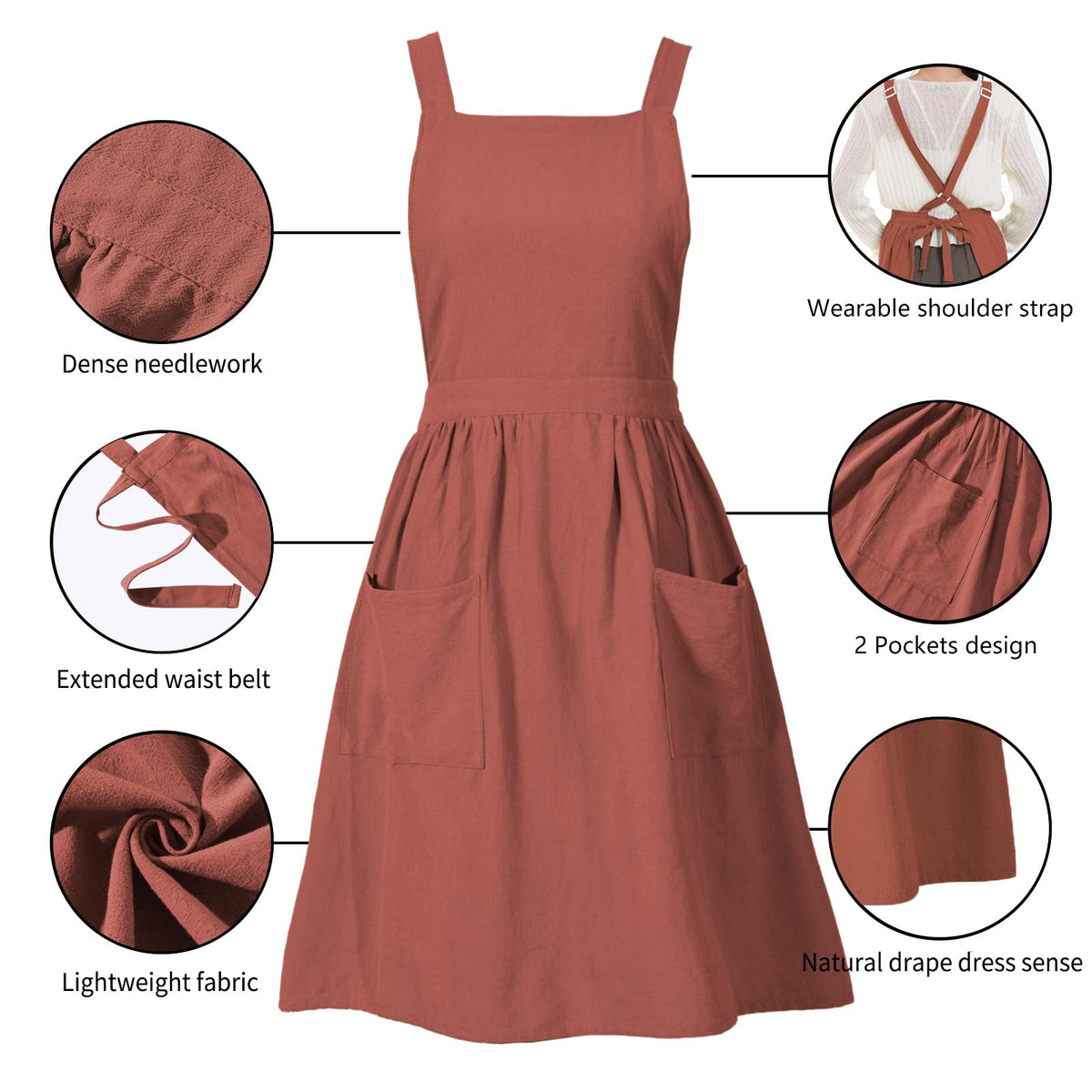 Pinknoke 16-inch waist strap ensures comfortable fit.