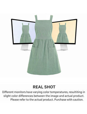 Pinknoke retro kitchen style provides fashionable functional apparel.
