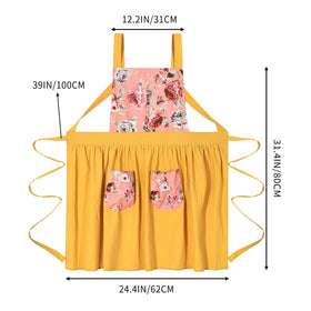 Pinknoke full-coverage apron protects clothes during messy tasks.