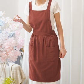 Pinknoke multi-purpose apron for kitchen, garden, painting, and more.